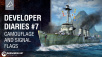 World of Warships – New Dev Diary Showcases Signal Flags and Camouflage