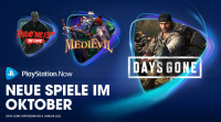 PlayStation Now-Spiele im Oktober