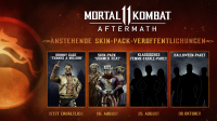 Neues Charakter-Skin-Pack ab 6.8. als Teil der Erweiterung von Mortal Kombat 11: Aftermath