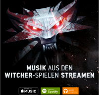 Die Musik aus der The Witcher-Serie auf Spotify, Apple Music und Google Play Music erhältlich