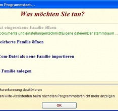 Der eigene Familien-Stammbaum