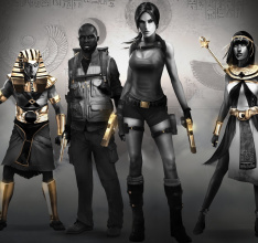 Lara Croft Enters the Temple of Osiris