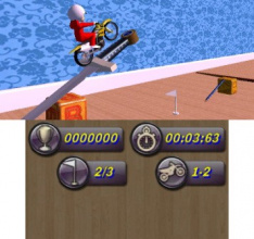 Toy Stunt Bike (3DS/2DS) - Screenshots zum DLH.Net Review
