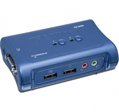 2-facher USB-KVM-Umschaltersatz mit Audiofunktion