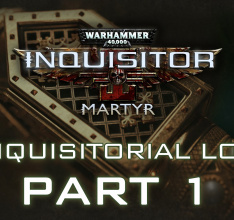 First Inquisitorial Log for Warhammer 40,000: Inquisitor – Martyr
