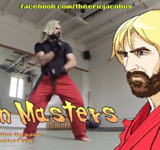 Real World Stuntman, Eric Jacobus, Throws Down With Multiple Characters Moves