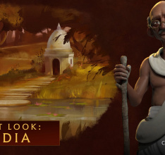 Mahatma Gandhi leads India in Civilization VI