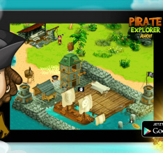 Das mobile Abenteuer-Strategiespiel Pirate Explorer - Ahoi! ab sofort auch auf Deutsch verfügbar