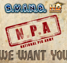 S.W.I.N.E. HD Remasters National Pig Army Trailer Brings The Hot Porky Chaos