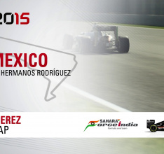 F1 2015 folgt Sergio Perez auf den Formular 1 Gran Premio de México 2015