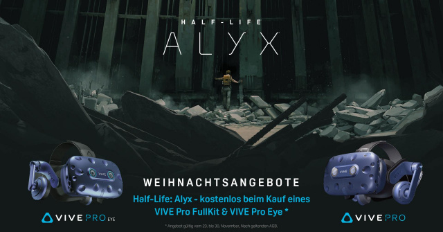 Angebote zur Cyber-Week bei HTC VIVE VR-Hardware und ViveportNews  |  DLH.NET The Gaming People