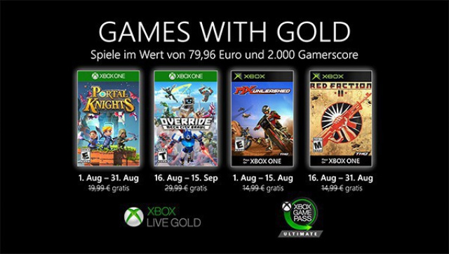 Games with Gold: Diese Spiele gibt es im August gratisNews  |  DLH.NET The Gaming People