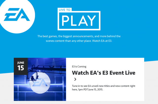 EA's E3 Lineup & June 15th Press ConferenceVideo Game News Online, Gaming News