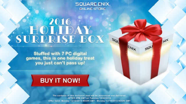 The Square Enix Holiday Surprise Box Returns for 2016Video Game News Online, Gaming News