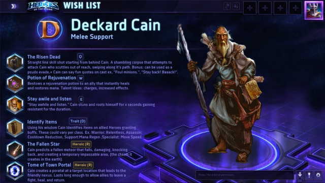 Diablo III's Deckard Cain Joins Heroes Of The StormVideo Game News Online, Gaming News