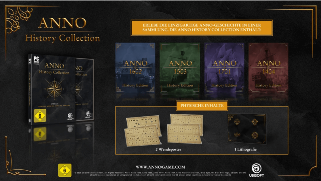 ANNO HISTORY COLLECTION AB SOFORT VERFÜGBARNews  |  DLH.NET The Gaming People