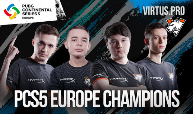 Virtus.pro gewinnt PUBG Continental Series 5 Europe Grand FinalsNews  |  DLH.NET The Gaming People