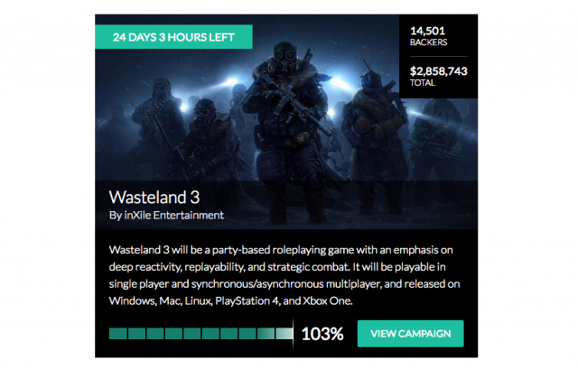 Wasteland 3 Fully Funded in 3 DaysVideo Game News Online, Gaming News