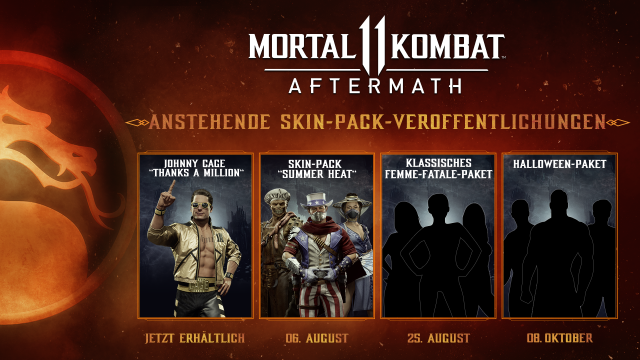 Neues Charakter-Skin-Pack ab 6.8. als Teil der Erweiterung von Mortal Kombat 11: AftermathNews  |  DLH.NET The Gaming People