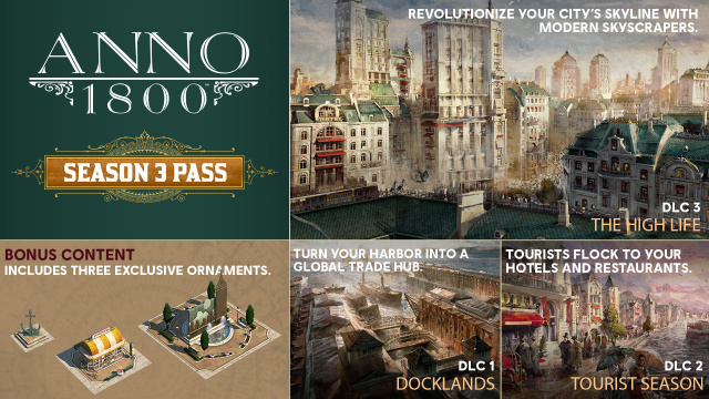 ANNO 1800 MIT DEM SEASON 3 PASS ZURÜCK IN DIE ALTE WELTNews  |  DLH.NET The Gaming People