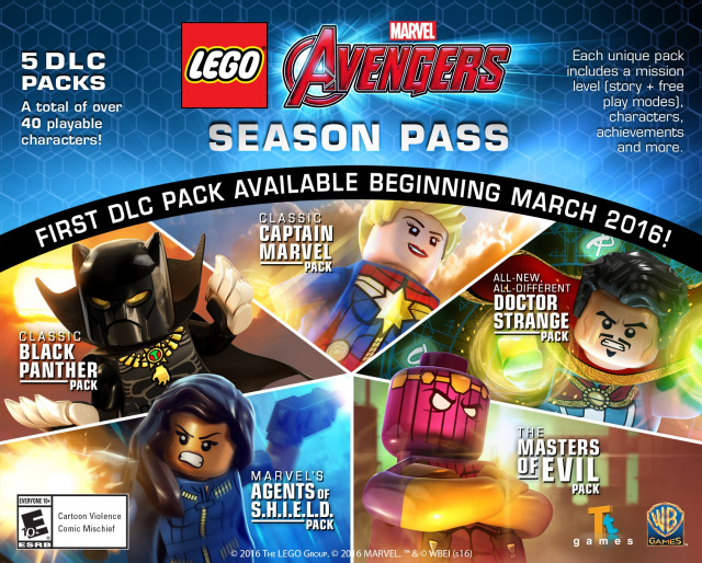 First DLC Packs for LEGO Marvel's Avengers Coming March 29thVideo Game News Online, Gaming News