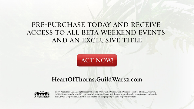 ArenaNet Surprises at E3 with Launch of Pre-Purchase for Guild Wars 2: Heart of ThornsVideo Game News Online, Gaming News