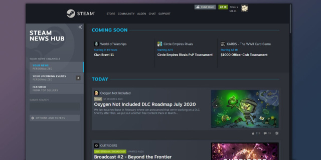 Steam Labs Experiment 009: News Hub Updates Out NowNews  |  DLH.NET The Gaming People