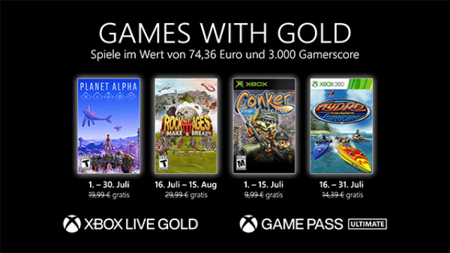 Games with Gold: Diese Spiele gibt es im Juli gratisNews  |  DLH.NET The Gaming People